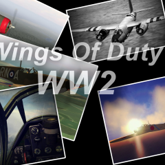 iphoneゲームアプリで本格的な戦闘機のゲームをするならWW2: Wings of Duty - Combat Flight Simulator！のサムネイル