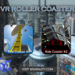 手軽にジェットコースター体験できるゲームアプリ「VR Roller Coaster」をVR機器なしに楽しんでみた！のサムネイル