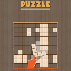 ブロックパズルゲームアプリ「Wooden Block Puzzle - Wood jigsaw fit 1010 matrix」ははめるだけじゃなく運も必要？のサムネイル