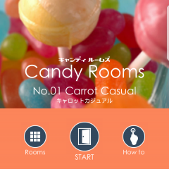 脱出ゲームアプリ　Candy Roomsのサムネイル