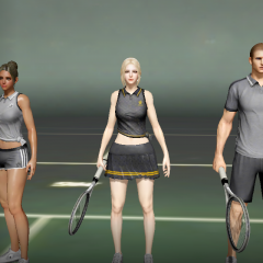 楽しむところはテニスだけじゃない、テニスゲームアプリ【アルティメットテニス】の遊び方のサムネイル