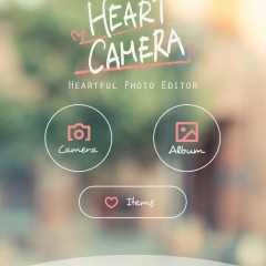 カメラアプリ「Heart Camera」には写真を飾るかわいいイラストが豊富！のサムネイル