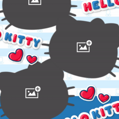 気軽に可愛いコラージュづくり「ハローキティコラージュ」のサムネイル