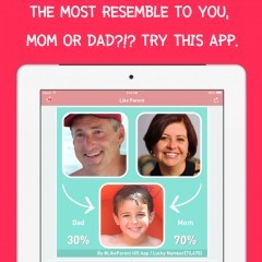 あなたは母親似？それとも父親似？アプリ「Like Parent Original」なら写真から簡単にわかりますよ！のサムネイル