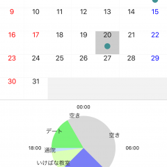 1日管理カレンダー・シンプルに１日のスケジュールが確認できるスケジュール帳のサムネイル