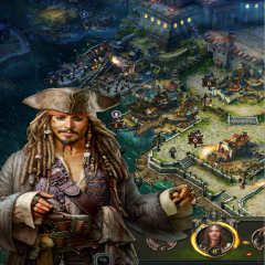 映画の世界観をそのままにストラテジー要素が加わった「パイレーツ・オブ・カリビアン：大海の覇者」のサムネイル