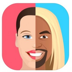 おもしろ写真はこのアプリ「SwapperFace - 顔 入れ替え、ライブ 顔交換 あぷり、Face Swap 無料」のサムネイル