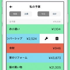シンプルに予算を管理できる家計簿アプリ「Pennies」のサムネイル