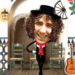 「Crazy Flamenco Rumba Dance – この変な顔写真ブース（ギター愛好家のための完全な）でスペイン音楽を踊ってお楽しみください」ダンスが踊れる！ネタアプリのサムネイル