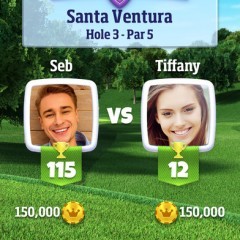 ゴルフクラッシュ - ゴルフ好きにはたまらないゲームアプリのサムネイル