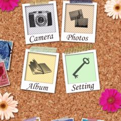 「人気の無料カメラアプリphotodeco－Toy （トイ）、 lomo （ロモ）、フィルター、 エフェクト、 スタンプ、フレーム、スクラップ機能でカワイイ プリクラ風にデコ！」で写真のデコ名人のサムネイル