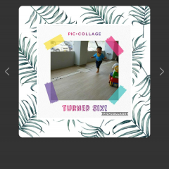 「Pic Collage - 写真加工コラージュ」でシンプルな写真もかわいく大変身！のサムネイル