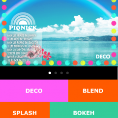 「PIQNICK-コラージュやデコできる写真加工アプリ!」で写真を可愛くデコっちゃおう！のサムネイル