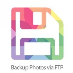 「Backup Photos via FTP - Send To Your Own Server」は、写真のバックアップアプリのサムネイル