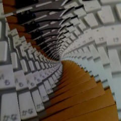 「無限スコープ」いつも通りの風景にカメラを向けるだけで、目が回るような奥行きある写真にしてくれる無料アプリのサムネイル