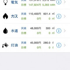 「水光熱メータ」 - 水道・光熱費を節約できるアプリのサムネイル