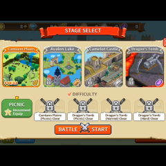 スワイプでの移動がスムーズでサクサクゲームが進行するアプリ！Cube Knight : Battle of Camelotのサムネイル