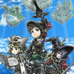 キャラクターのタッチが魅力的なスマホ無料ゲーム「スカイダンジョン」のサムネイル