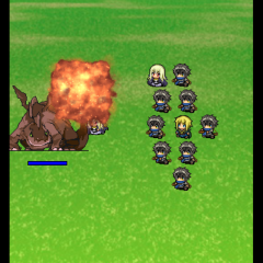 指先ひとつで敵を倒す「超ダメージ勇者」で爽快プレイ！のサムネイル