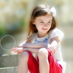 なぞるだけで簡単にぼかし加工ができるアプリ「ぼかし背景 写真加工 - 簡単ぼかし & モザイク 加工アプリ 無料」のサムネイル