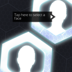 「FaceFusion」は、2枚の顔写真をミックスして、合成写真を作成できるアプリのサムネイル