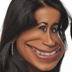 「写真の液体」ポップなデザインの似顔絵風、写真加工アプリのサムネイル