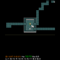 「JSlash'EM」正統派ローグライクゲーム、腕に覚えのある者はプレイするべし！のサムネイル