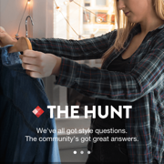 「The Hunt」洋服選びに迷ったら、世界中のお洒落な人の意見を聞けるファッションアプリのサムネイル