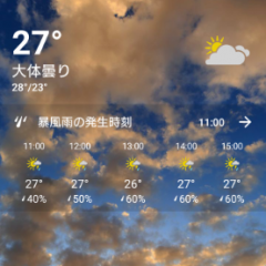 主役は天気予報！シンプルな天気予報アプリ「The Weather Channel」のサムネイル