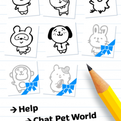 「ChatPet」で、世界にひとつのオリジナルスタンプ風画像を作成しよう！のサムネイル