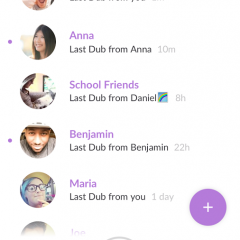 「Dubsmash」はチャット機能＋おもしろ動画録画機能であなたの人生をもっと楽しくのサムネイル