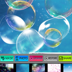 「Amazing Photo Bubbles」写真を泡で可愛く編集しよう！のサムネイル