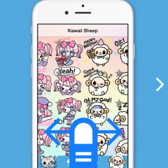 「かわいいスタンプ ～ 無料で使い放題の新作スタンプを続々追加中! ～」でトークを盛り上げようのサムネイル