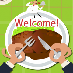 みんな大好きファミレスからの脱出だ！【脱出ゲームファミレス】のサムネイル