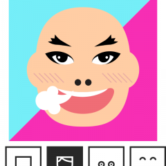 「Flat Face - Avatar Face Maker - Avatar Face Maker」クセになる可愛さ！オリジナルアイコンを作ろうのサムネイル