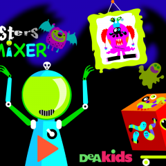 「Monsters Mixer」アメリカンキャラクターのようなモンスターを作ろう！のサムネイル