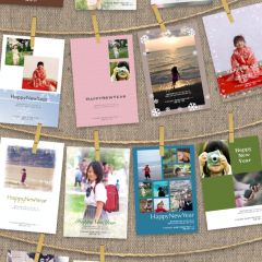 「フォトカ。デザイナーズ写真年賀状2017印刷アプリ」で簡単！写真入りポストカード作成＆印刷！のサムネイル