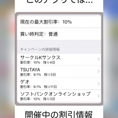 iTunesカードの割引キャンペーン通知アプリ「割引キャンペーンチェッカー」のサムネイル