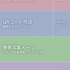便利に使えるアプリ「アドレス交換 - 連絡先QRコード化・写真リサイズ」のサムネイル