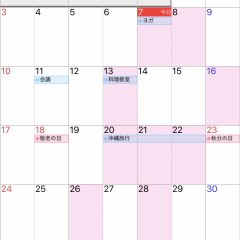 休みの日が一目瞭然　iPhoneならこのカレンダーアプリ「私の休日ーMy Holiday」のサムネイル