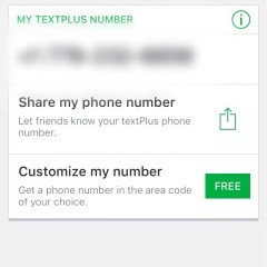 「textPlus: Call & Text with SMS, MMS, Group Chat」米国と加国を強力サポートのサムネイル