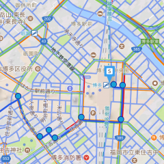 「ストリートビューの自動再生で経路を確認：StreetWatcher」は方向音痴の強い味方！のサムネイル