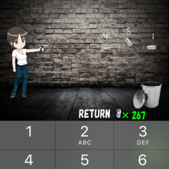 「特射」－ナンバーパッドを操り空き缶を撃ち落とせ！のサムネイル