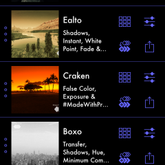 「Preset - Design Custom Photo Filters」簡単操作の本格派写真加工アプリのサムネイル