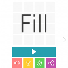 頭が良くなる一筆書きパズルゲーム「Fill」のサムネイル