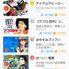 人気の漫画が全巻無料で読める！？漫画アプリ「マンガワン」のサムネイル